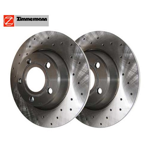  ZIMMERMANN front brake discs 280 x 13 mm for Audi A4 (B5) - pair - AH30027 