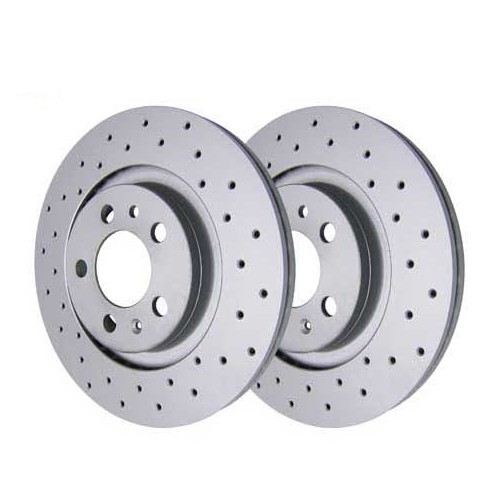  Front brake discs ZIMMERMANN for Audi A3 (8L) from 97 -&gt;2003 - set of 2 - AH30033 
