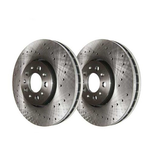  Front brake discs ZIMMERMANN for Audi A3 (8L) from 97 -&gt;2003 - set of 2 - AH30034 