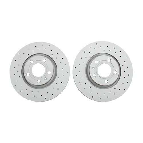  ZIMMERMANN front brake discs for Audi A4 (B6), Quattro, Avant, Cabriolet from 10.00 -&gt;10.04 - per 2 - AH30047-1 