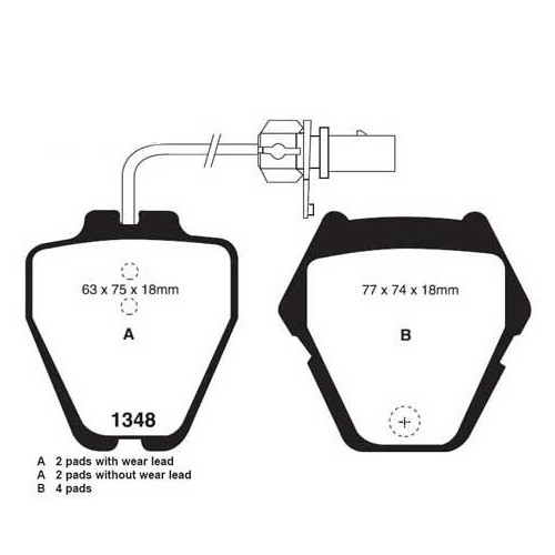     
                
                
    Pastiglie anteriori EBC verdi Audi A6 Quattro e Allroad - AH50140
