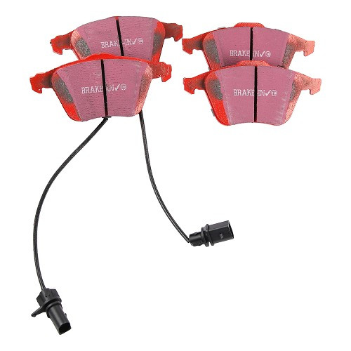     
                
                
    Pastiglie dei freni anteriori EBC rosse per rosse per Audi A4 (B7), A4 Cabriolet, A6 e A8 - AH50172
