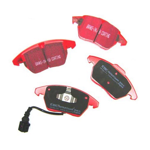     
                
                
    Red EBC front pads for Audi A3 (8P) - AH50254

