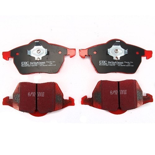  Red EBC front pads for Audi A3 (8L) 1.8 20V Turbo from 96 ->99 - AH50264-1 