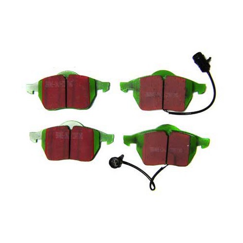  Green EBC front brake pads for A4 (B5), A6 (C4) and Audi 100 - AH50462 