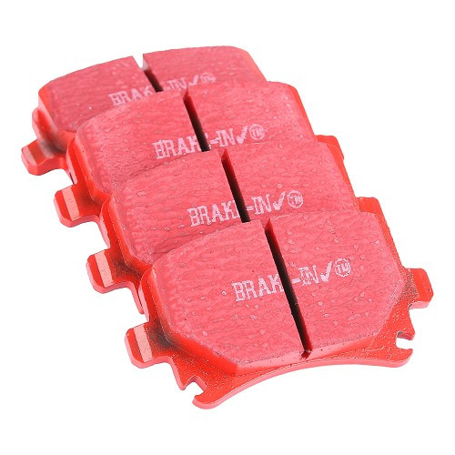  Red EBC rear pads for Audi TT, A3, A4 and Cabriolet, A6 and Allroad - AH51034 