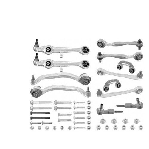  Suspension arms + rods + steering ball joints kit for Audi S4 & RS4 - AJ41032 