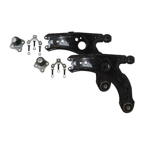  Kit 2 front arms 2 ball joints for Audi A3 (8L) - AJ517352K 