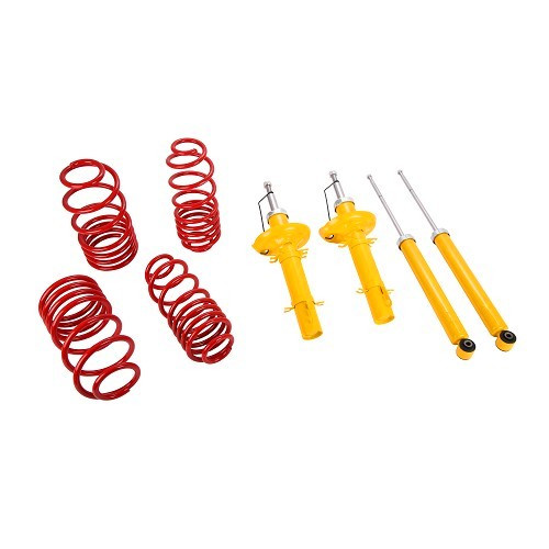  Kit 4 shock absorbers -40/40mm for Audi A3 (8L) (except Quattro) - AJ68854 