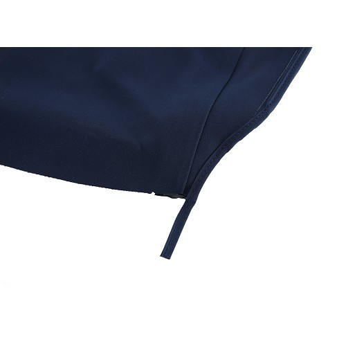  Outer hood made of navy blue Alpaga type fabric with plastic window for Audi 80 from 92 ->97 - AU02002-4 