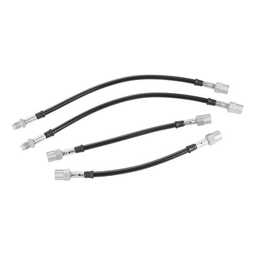     
                
                
    Kit 4 flessibili freno in stile aviazione GOODRIDGE per BMW E30 tranne 323i - AVI0056
