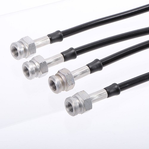 Satz 4 GOODRIDGE Luftfahrt-Bremsschläuche für Nissan / Datsun 240Z und 260 Z - AVI0099