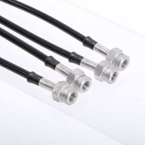 Satz 4 GOODRIDGE Luftfahrt-Bremsschläuche für Nissan / Datsun 240Z und 260 Z - AVI0099