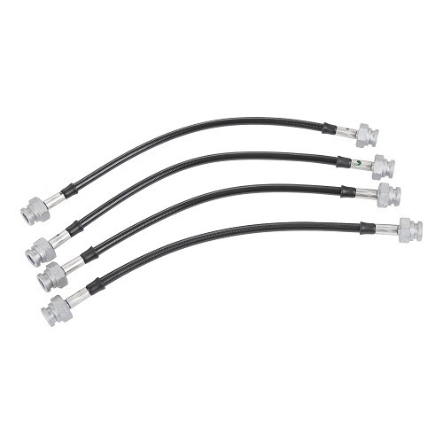     
                
                
    Kit de 4 tubos flexibles de freno de aviación GOODRIDGE para Nissan / Datsun 280Z - AVI0100
