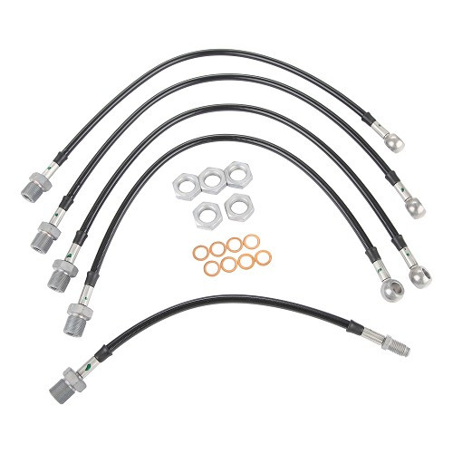     
                
                
    Kit de 5 tubos flexibles de freno de aviación GOODRIDGE para Lada Niva 4x4 - AVI0206
