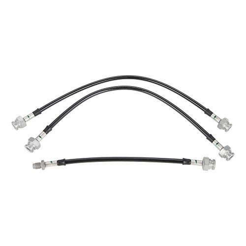     
                
                
    Kit 3 Flexibles de frein aviation GOODRIDGE pour Opel Manta A - AVI0312
