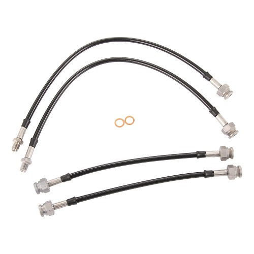     
                
                
    Kit of 4 GOODRIDGE aviationbrake hoses for Renault R5 Alpine Turbo - AVI0378
