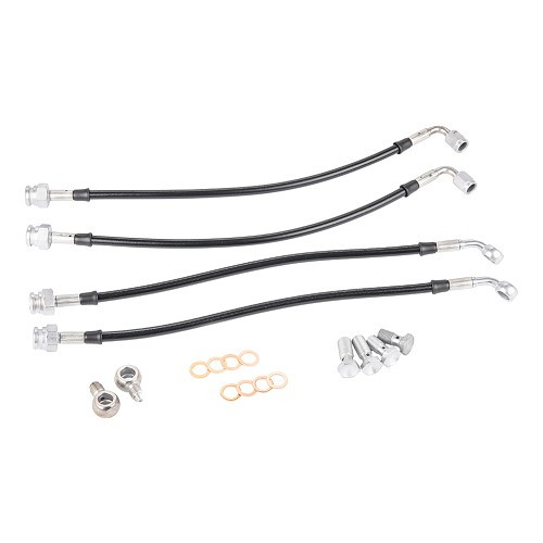     
                
                
    GOODRIDGE Luftfahrt-Bremsschläuche für Alpine A110 mit 'großen Bremsen', 4er Set - AVI0403
