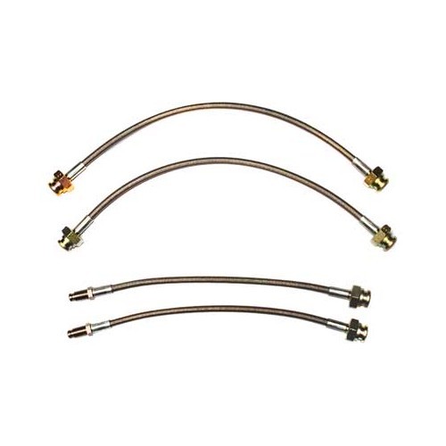     
                
                
    Kit of 4 GOODRIDGE aviation brake hoses for Volkswagen Beetle 1302 and 1303 - AVI0518
