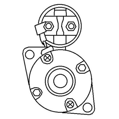  Starter 2.2kW new original quality without exchange for BMW 5 Series E39 Sedan and Touring 530d (12/1997-12/2003) - engine M57D30 - BA00105-3 