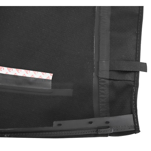 Capote completamente in tessuto nero tipo alpaca per BMW Serie 3 E36 Cabriolet (08/1992-10/1995) - con tasche laterali - BA02200