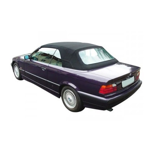  Complete burgundy alpaca type soft top for BMW 3 Series E36 Cabriolet (08/1992-10/1995) - with side pockets - BA02206-2 