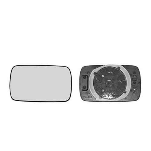     
                
                
    Right convex wing mirror glass for BMW E12 & E28 from 08/79 -> - BA14304
