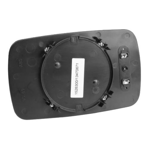 Vetro colorato blu riscaldato per specchietto retrovisore sinistro RIDEX per BMW Serie 3 E30 (12/1981-02/1994) - BA14307