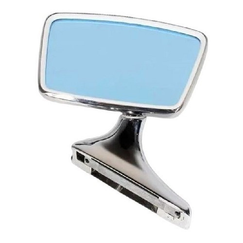  Left-hand chromed trapezoidal exterior mirror for BMW 02 Series E10 phase 1 restyled (04/1971-08/1973) - BA14702 