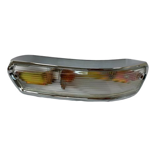  Right-hand turn signal in crystal-clear chromed aluminum for BMW 02 Series E10 (03/1966-07/1977) - BA14706-4 