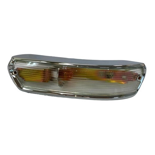  Right-hand turn signal in crystal-clear chromed aluminum for BMW 02 Series E10 (03/1966-07/1977) - BA14706 