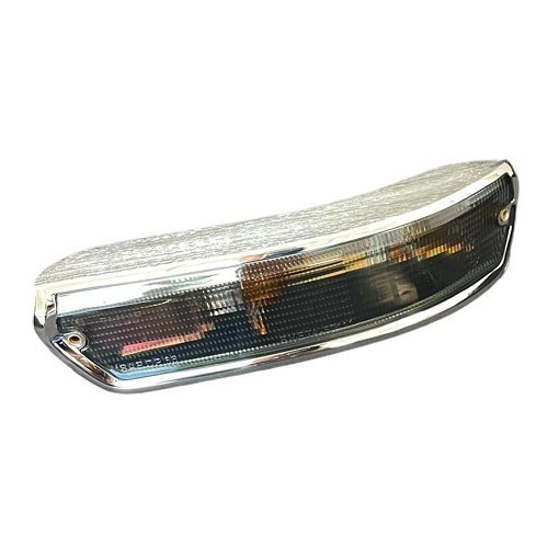  Right-hand turn signal in chromed aluminum, smoke version for BMW 02 Series E10 (03/1966-07/1977) - BA14708-2 