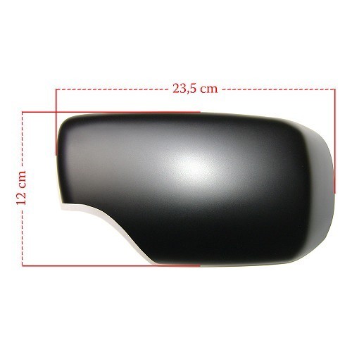 Left wing mirror cover for BMW E39 09/97 -> - BA14813