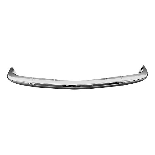  Chrome front bumper Europe version without bumpers for BMW 02 Series E10 phase 1 restyled and phase 2 (04/1971-07/1977) - type with rubber strip - BA14820 