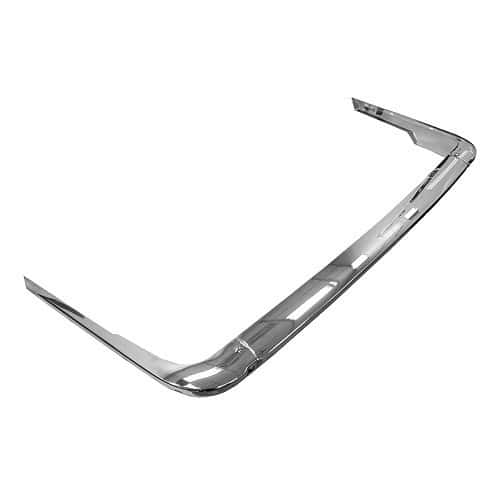  Rear bumper chrome version Europe without bumpers for BMW 02 Series E10 phase 1 restyled and phase 2 (04/1971-07/1977) - type with rubber strip - BA14822-1 