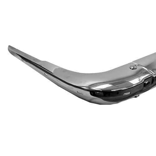  Rear bumper chrome version Europe without bumpers for BMW 02 Series E10 phase 1 restyled and phase 2 (04/1971-07/1977) - type with rubber strip - BA14822-4 