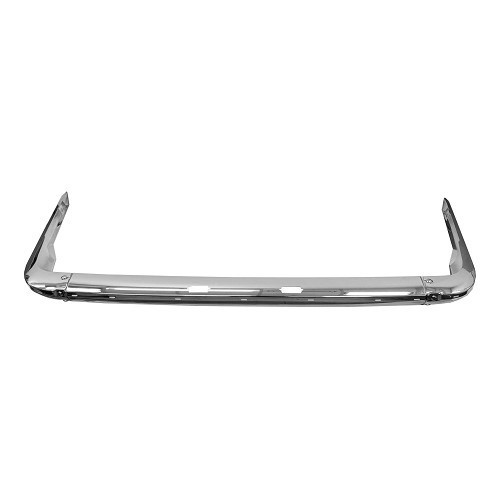  Rear bumper chrome version Europe without bumpers for BMW 02 Series E10 phase 1 restyled and phase 2 (04/1971-07/1977) - type with rubber strip - BA14822 