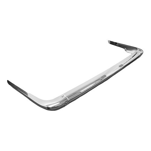  Rear bumper chrome version Europe without bumpers for BMW 02 Series E10 phase 1 restyled and phase 2 (04/1971-07/1977) - type without rubber strip - BA14823-1 