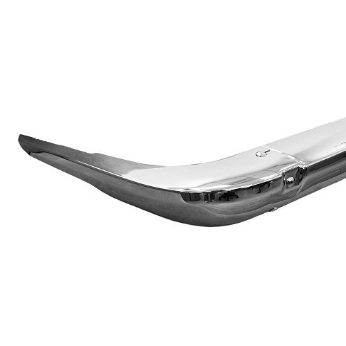  Rear bumper chrome version Europe without bumpers for BMW 02 Series E10 phase 1 restyled and phase 2 (04/1971-07/1977) - type without rubber strip - BA14823-3 