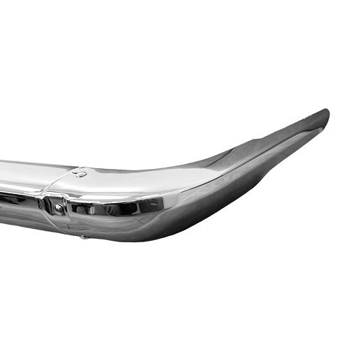  Rear bumper chrome version Europe without bumpers for BMW 02 Series E10 phase 1 restyled and phase 2 (04/1971-07/1977) - type without rubber strip - BA14823-4 