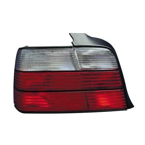  Luz traseira esquerda com indicador branco para BMW E36 Sedan - BA15040 