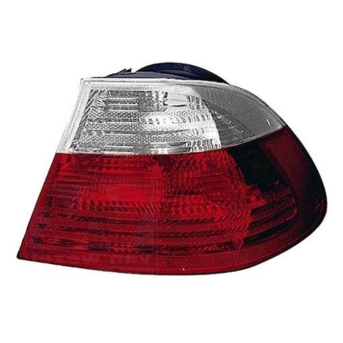  Right rear light on wing with white indicator for BMW series 3 E46 Coupe phase 1 (-03/2003) - without bulb holder - BA15092 