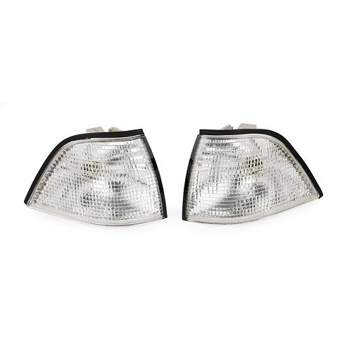  Pair of white indicators for BMW E36 Coupé and Cabriolet - BA16600 