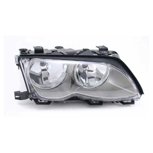  Front right-hand headlight with chrome surround for BMW E46 from 09/2001-> - BA17002 