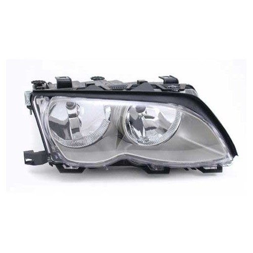     
                
                
    Front right-hand headlight with chrome surround for BMW E46 from 09/2001-> - BA17002
