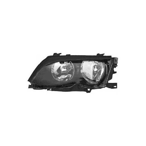  Front left-hand headlight with black surround for BMW E46 from 09/2001-> - BA17004 