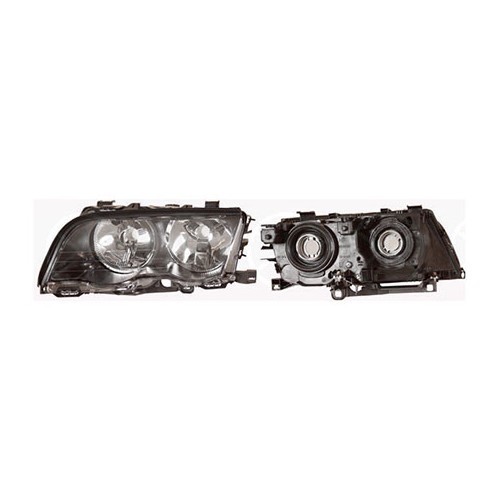     
                
                
    Left headlight in black shell for BMW E46 ->09/2001 - BA17013
