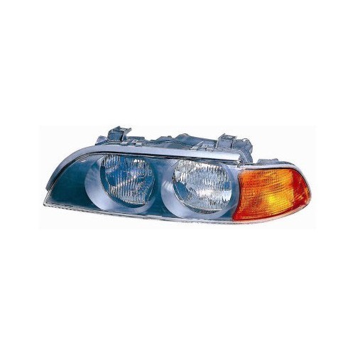  Left front headlight with orange indicator for BMW series 5 E39 phase 1 (-09/2000) - driver's side - BA17019 