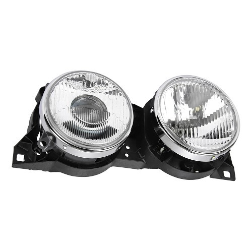     
                
                
    Doppel-Halogen-Scheinwerfer vorne links für BMW 3er E30 Phase 2 (09/1988-) - Fahrerseite - BA17120
