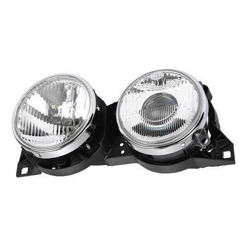     
                
                
    Doppel-Halogen-Scheinwerfer vorne rechts für BMW 3er E30 Phase 2 (09/1988-) - Beifahrerseite - BA17122
